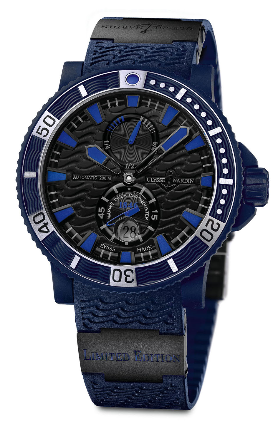 Часы Ulysse Nardin Maxi Marine Diver Blue Sea