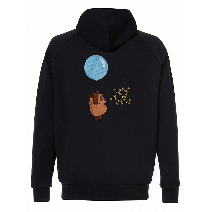 Толстовка Винни-Пух с капюшоном без молнии, XL - №1