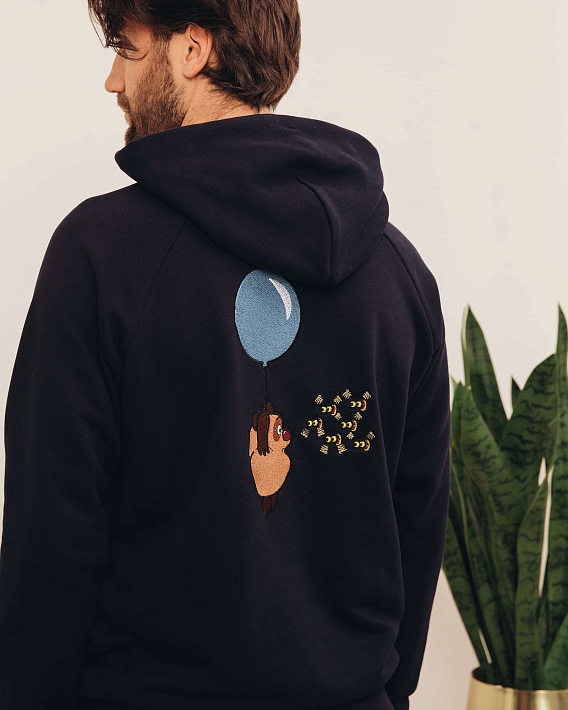 Толстовка Винни-Пух с капюшоном без молнии, XS - №5