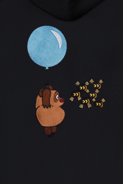 Толстовка Винни-Пух с капюшоном без молнии, XS - №3